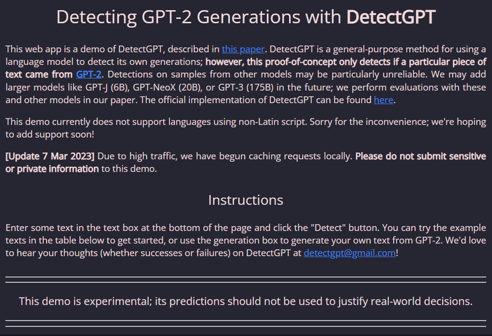 DetectGPT