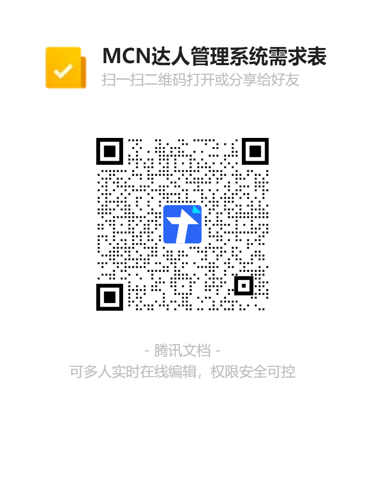 聚音-MCN管理系统